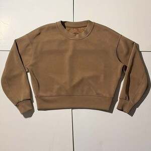 Lululemon Softstreme Perfectly Oversized Cropped Crew Size 2